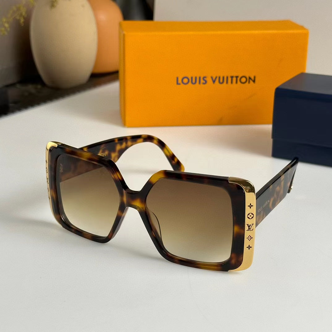 Oversized Tortoise-Brown Luxury Sunglasses