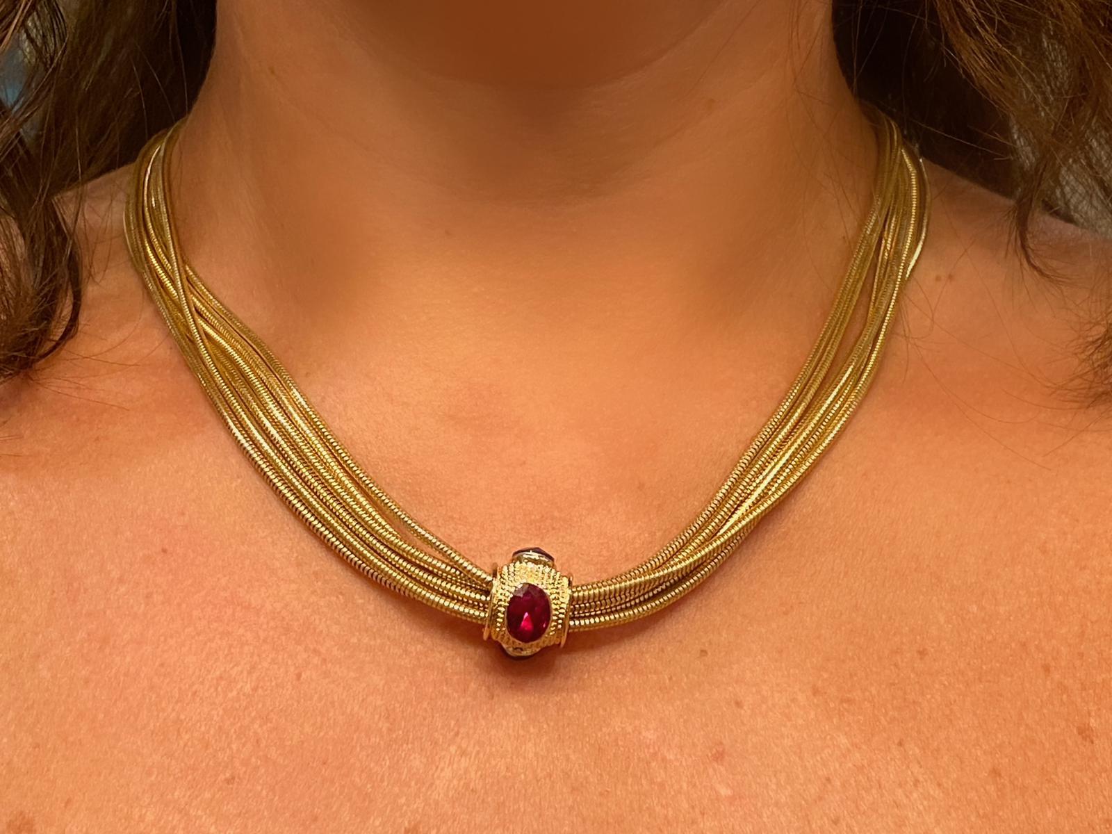 Multi-Strand Statement Necklace